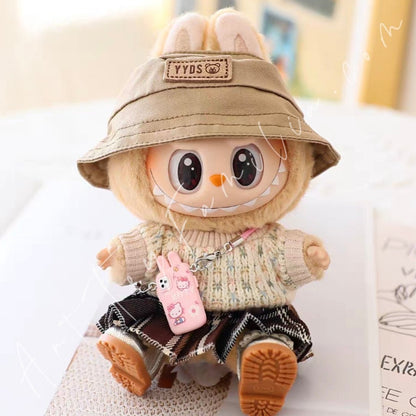 Art Toy Familia - Doll Cloth Pastel Picnic Skirt Set - 011 Brown Ver. Cloth Only No Doll