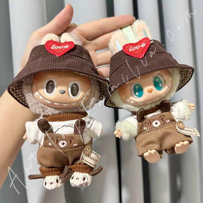 Art Toy Familia - Doll Cloth Puppy Playtime Overalls Set - 033 Cloth Only No Doll