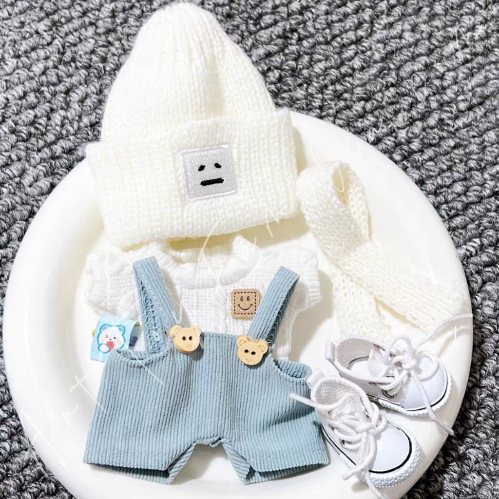 Art Toy Familia - Doll Cloth Sporty Bear Overalls Set - 009 Blue Ver. Cloth Only No Doll