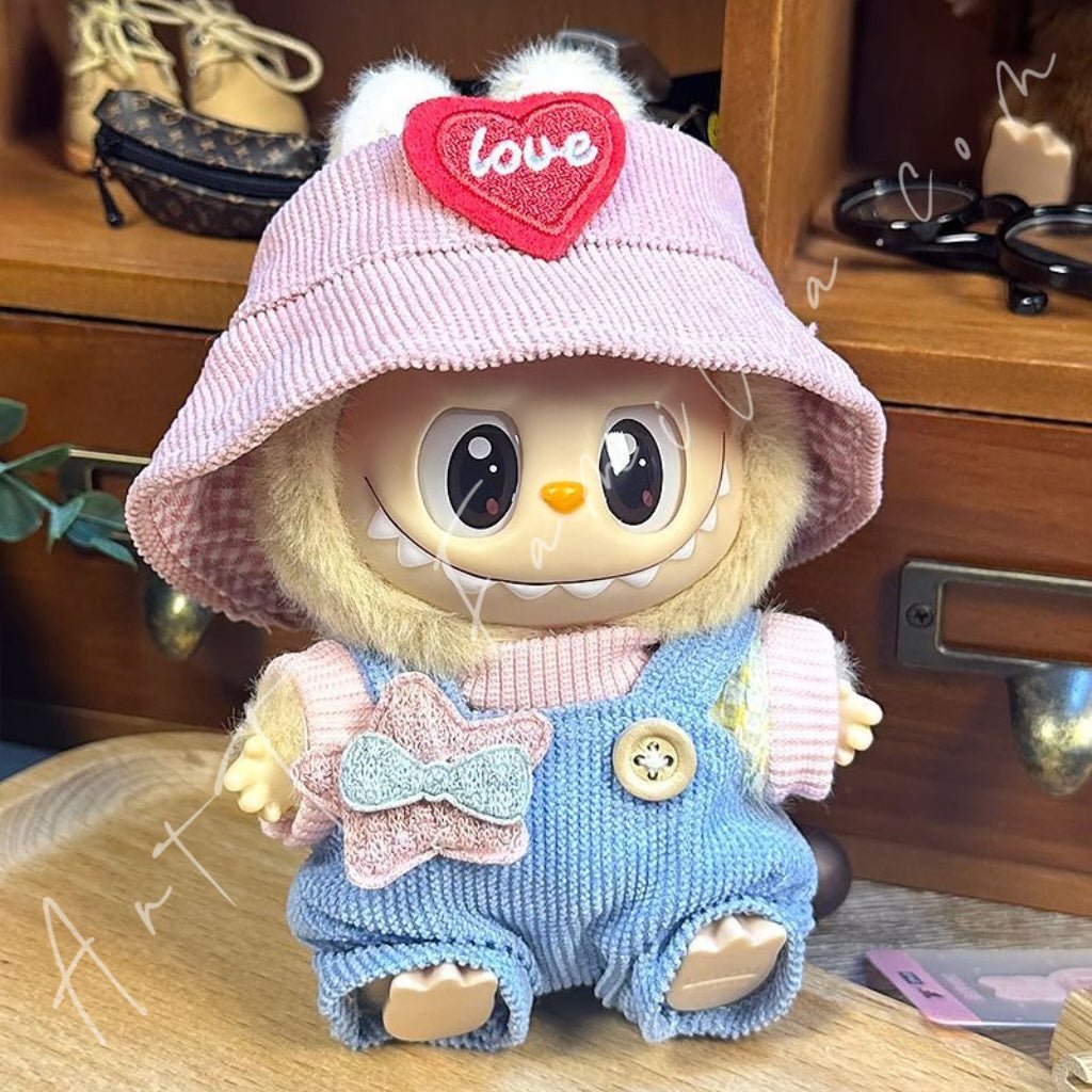 Art Toy Familia - Doll Cloth Springtime Macaron Overalls Set - 032 Cloth Only No Doll
