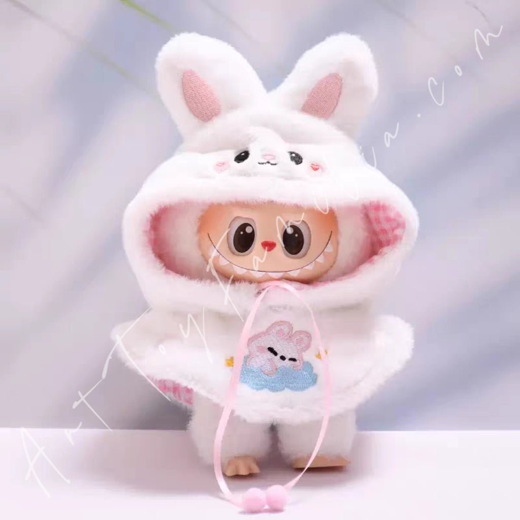 Art Toy Familia - Doll Cloth Sunny Zoo Hooded Puffcape - 015 Bunny Cloth Only No Doll