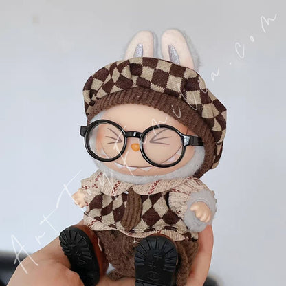 Art Toy Familia - Doll Cloth Vintage Mocha British Style Suit - 004 Cloth Only No Doll