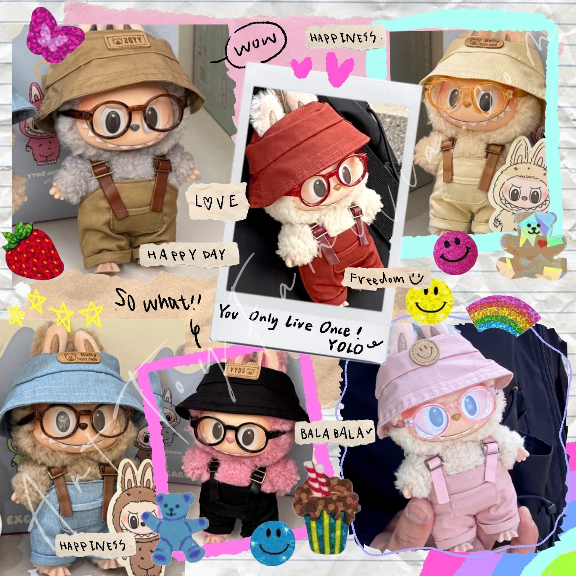 Art Toy Familia - Doll Cloth Workwear Wardrobe Line - 008 Red Ver. Cloth Only No Doll