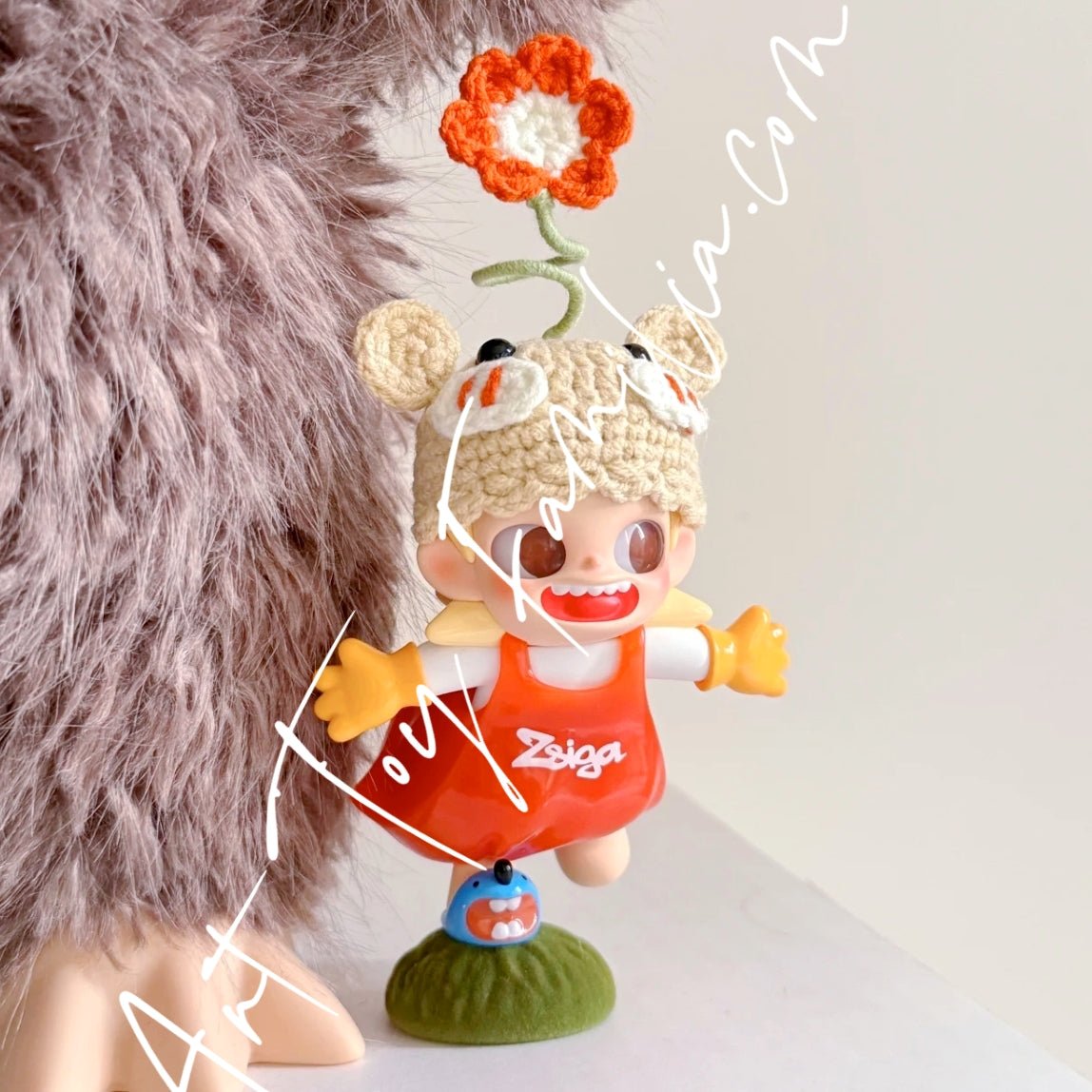 Art Toy Familia - Doll Cloth Florette Stitch Sprite For Zsiga - 085 Flower Bear Cloth Only No Doll