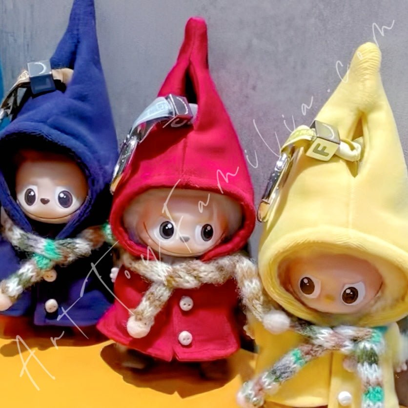 Art Toy Familia - Doll Cloth Mini Enchanted Cloak Set For Labubu - 114 Cloth Only No Doll Red Ver.