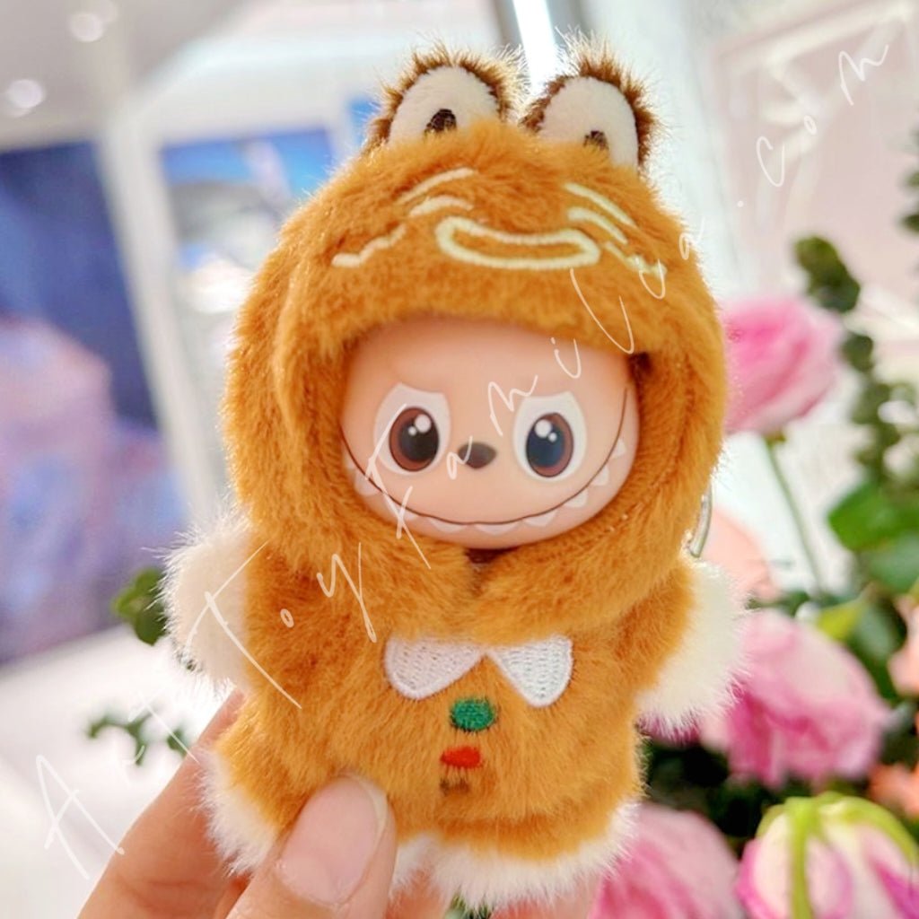 Art Toy Familia - Doll Cloth Mini Gingerbread Man Set For Labubu - 137 Cloth Only No Doll