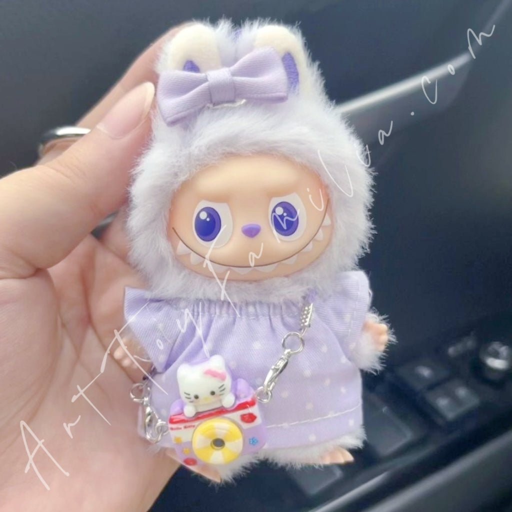 Art Toy Familia - Doll Cloth Mini Grace & Glee Ensemble For Labubu - 102 Purple Ver. Cloth Only No Doll