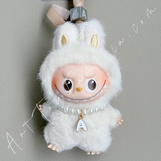 Art Toy Familia - Doll Cloth Mini Letter Necklace For Labubu - 113 Cloth Only No Doll A