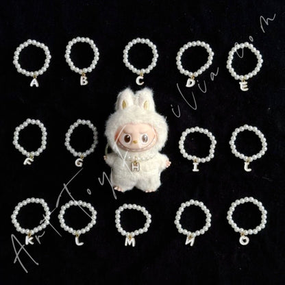 Art Toy Familia - Doll Cloth Mini Letter Necklace For Labubu - 113 Cloth Only No Doll A