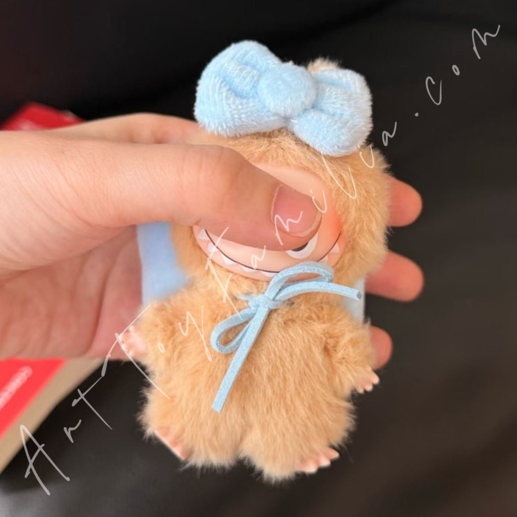 Art Toy Familia - Doll Cloth Mini Mary Bow Delight Set for Labubu - 104 Blue Ver. Cloth Only No Doll