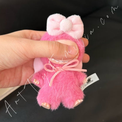 Art Toy Familia - Doll Cloth Mini Mary Bow Delight Set for Labubu - 104 Pink Ver. Cloth Only No Doll