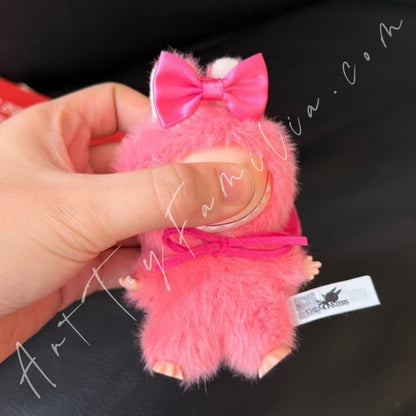 Art Toy Familia - Doll Cloth Mini Mary Bow Delight Set for Labubu - 104 Rose Red Ver. Cloth Only No Doll