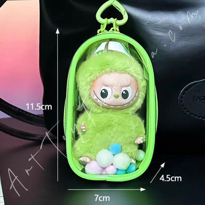Art Toy Familia - Doll Cloth Mini Snuggle Doll Case For Labubu - 108 Cloth Only No Doll Green Ver.