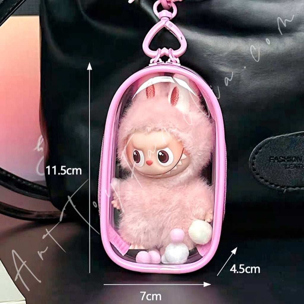 Art Toy Familia - Doll Cloth Mini Snuggle Doll Case For Labubu - 108 Cloth Only No Doll Pink Ver.