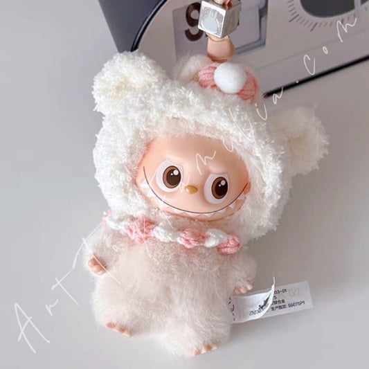 Art Toy Familia - Doll Cloth Mini Sunny Knitwood Set For Labubu - 103 Cloth Only No Doll Bear