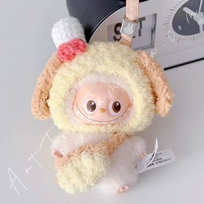 Art Toy Familia - Doll Cloth Mini Sunny Knitwood Set For Labubu - 103 Cloth Only No Doll Puppy
