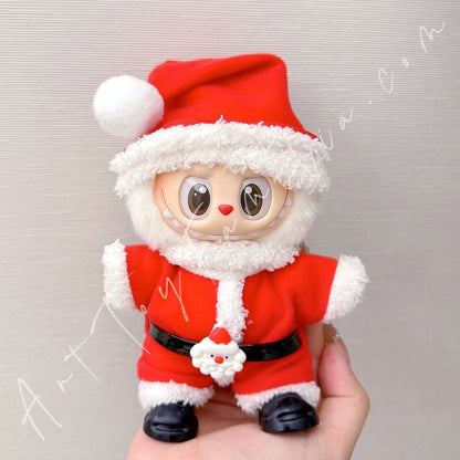 Art Toy Familia - Doll Cloth Santa Claus Set For Labubu - 121 Cloth Only No Doll