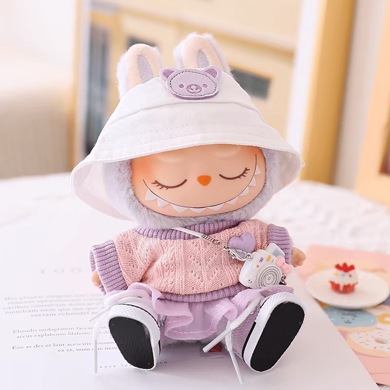 Art Toy Familia - Doll Cloth Sweetheart Charm Tulle Ensemble - 005 Purple Ver. Cloth Only No Doll