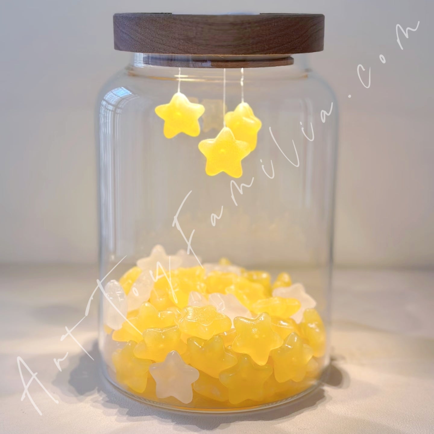 Art Toy Familia - Twinkle Stars Patting Light Display Bottle Blindbox Display - 138 Box Only No Doll