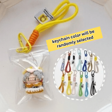 Art Toy Familia - One Piece Handmade Crochet Doll,Chibi Amigurumi Keychain Gift,C015 Hawkins Random Color
