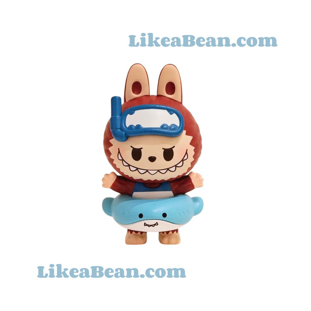 Pop Bean Island Vacation Series- LABUBU Shark Dive